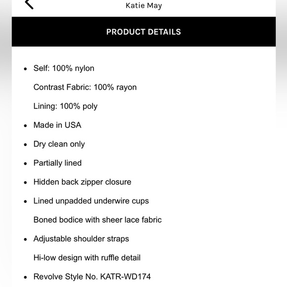 NWT Katie May “Take A Sip” dress in color called “Black 70s Florals” 🌻 - Picture 6 of 9